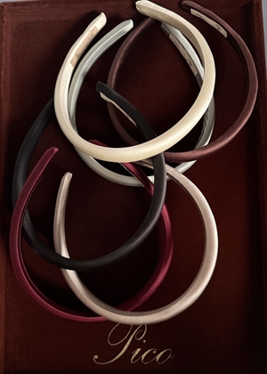 Silk headband Black Pico 